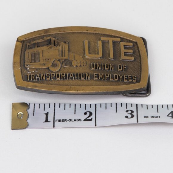 VTG - UTE Union Of Transportation Employees Belt Buckle - Picture 3 of 8